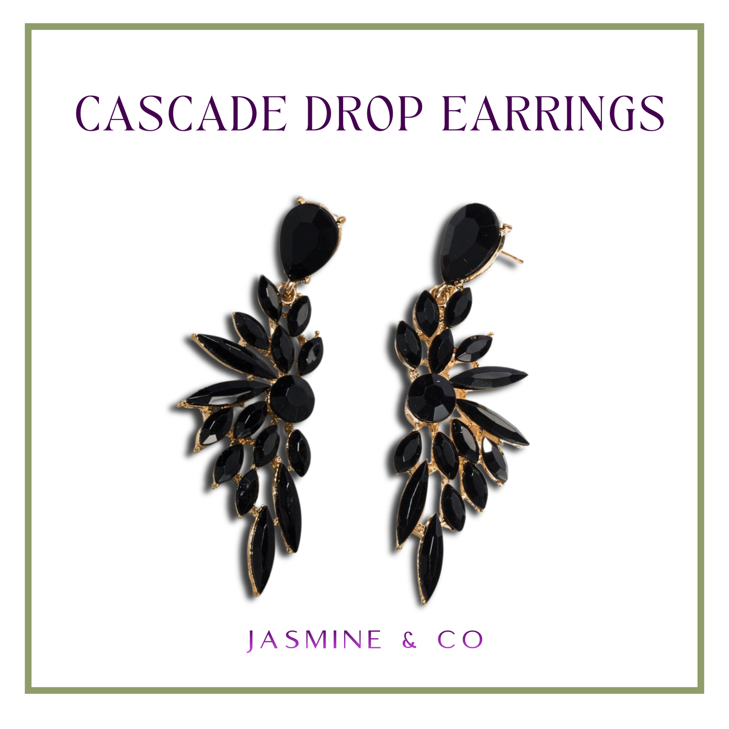 Cascade Drop Earrings