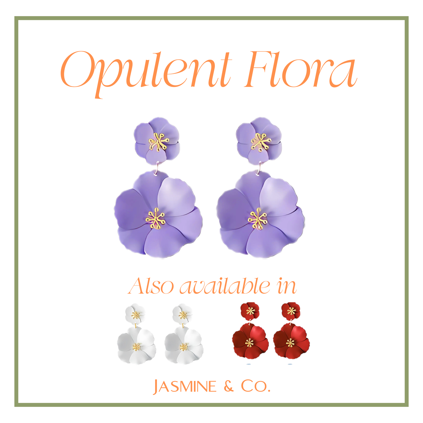 Opulent Flora Earrings