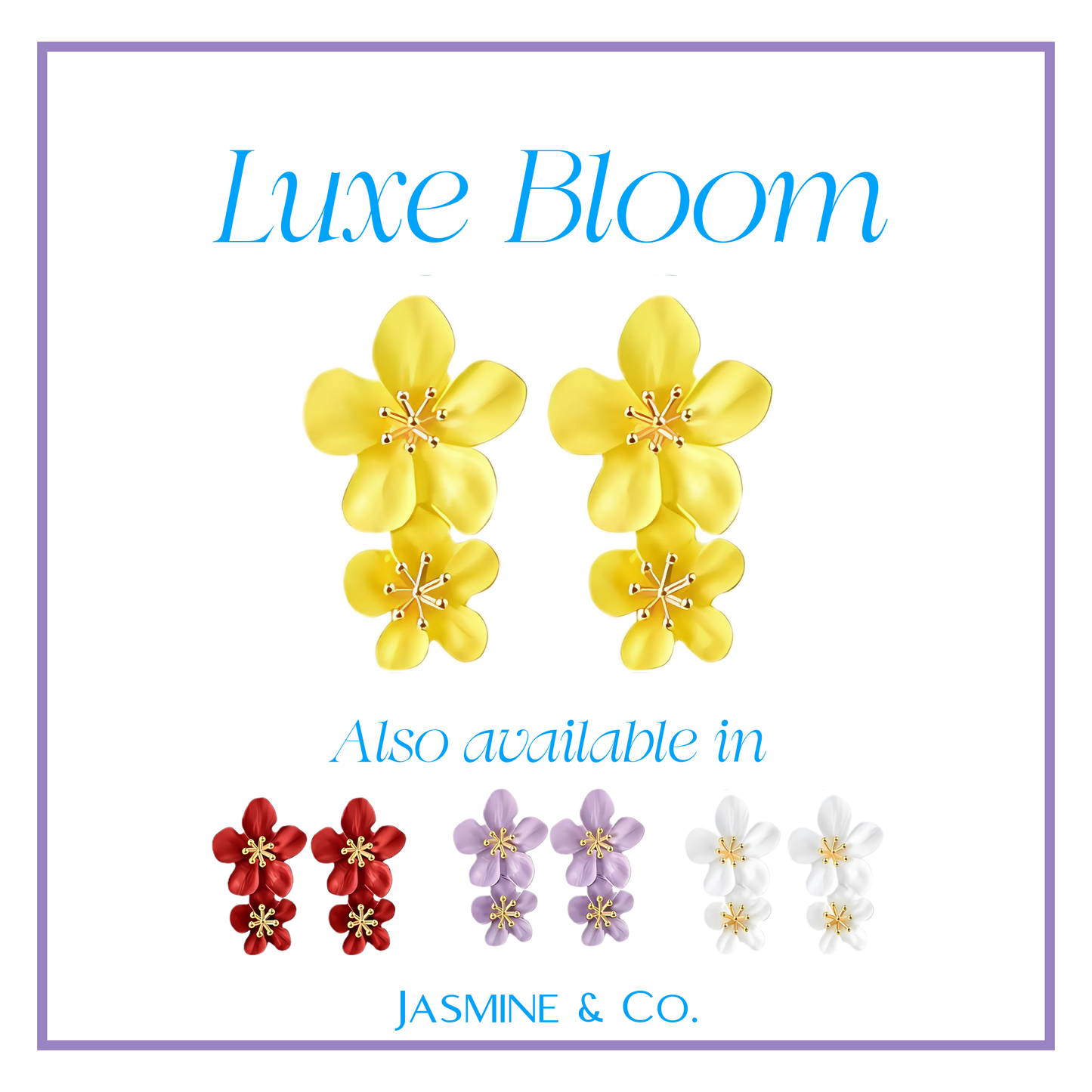 Luxe Bloom Earrings