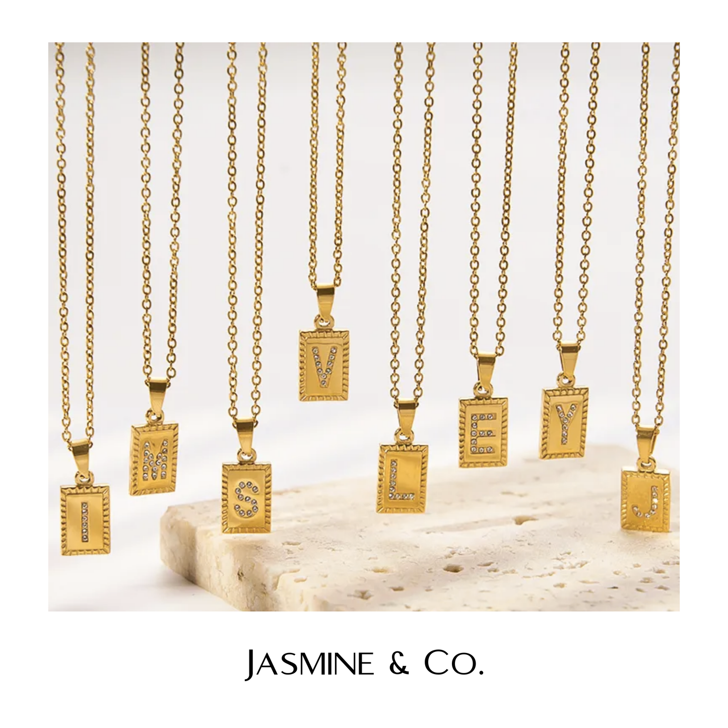 Sweetheart Gold Initial Necklace