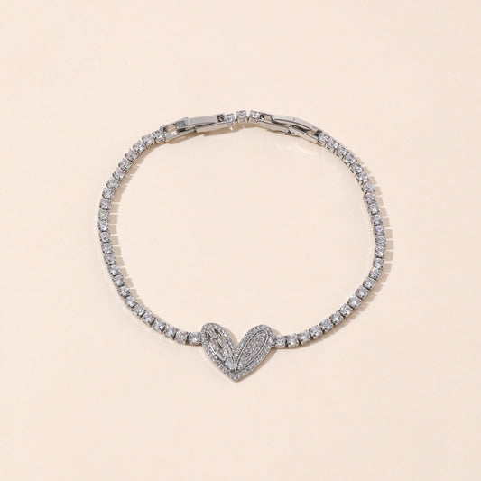"Love Me, Love Me" Tennis Bracelet