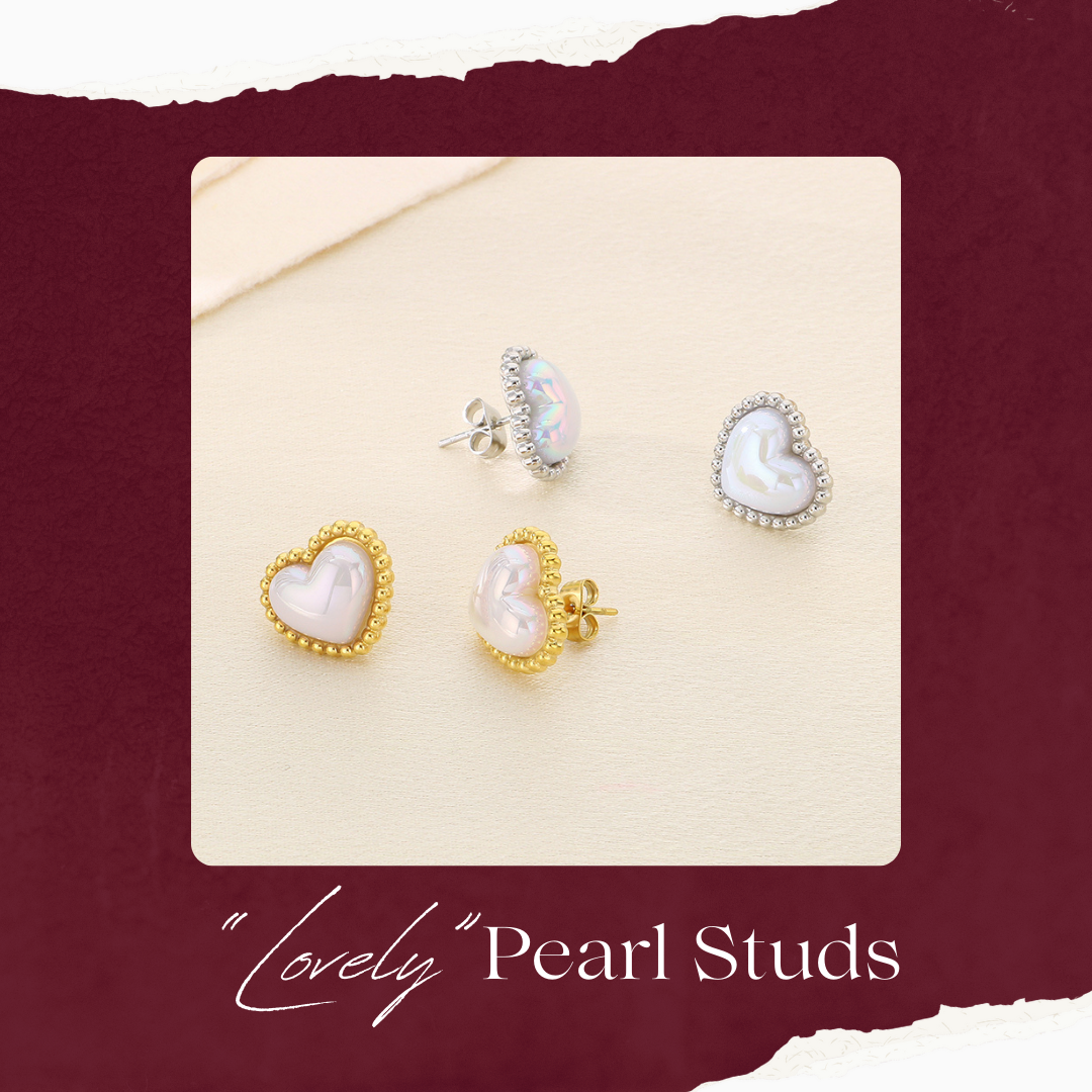 "Lovely" Pearl Studs